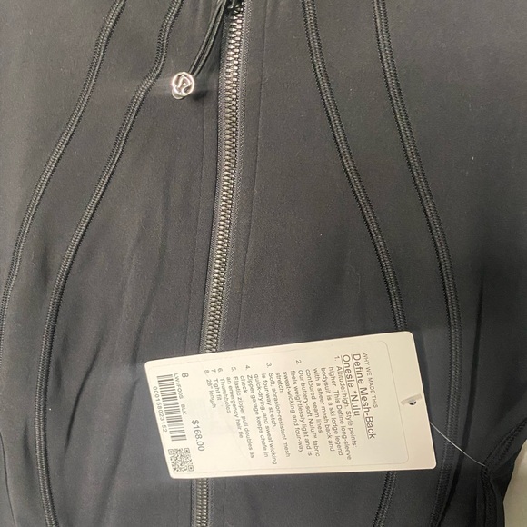 NWT Lululemon Define Onsie | black | Size: 8 - Picture 5 of 5